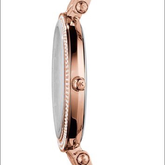 MK Darci Rose Gold Stainless Steel Bracelet Watch - Picture 2 of 6